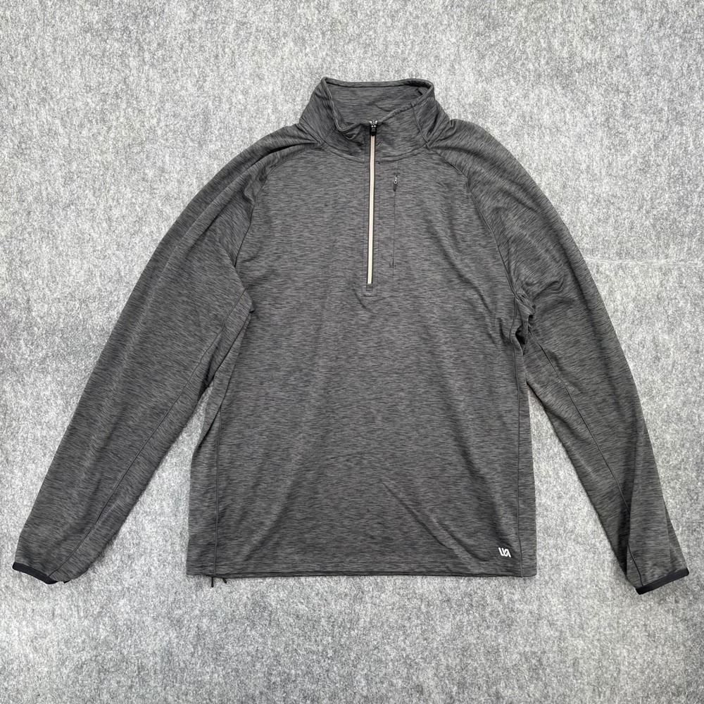 VRST Pullover Mens Medium 1/4 Zip Gray Athletic Training